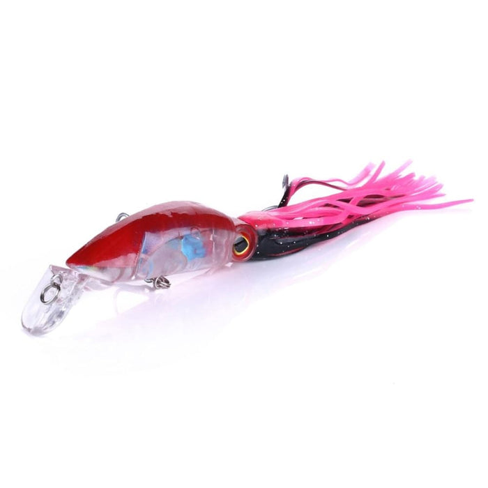 10cm/16.6g Octopus Squid Hard Bait For Sea And Freshwater