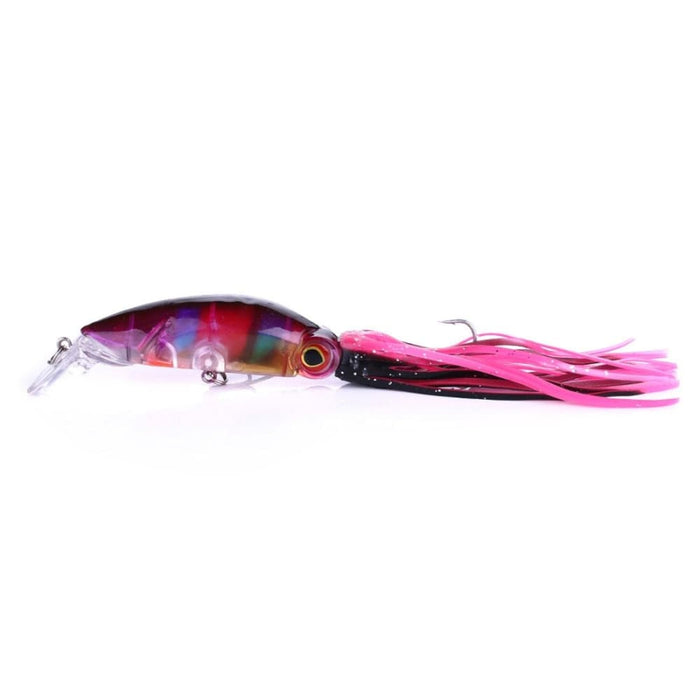 10cm/16.6g Octopus Squid Hard Bait For Sea And Freshwater