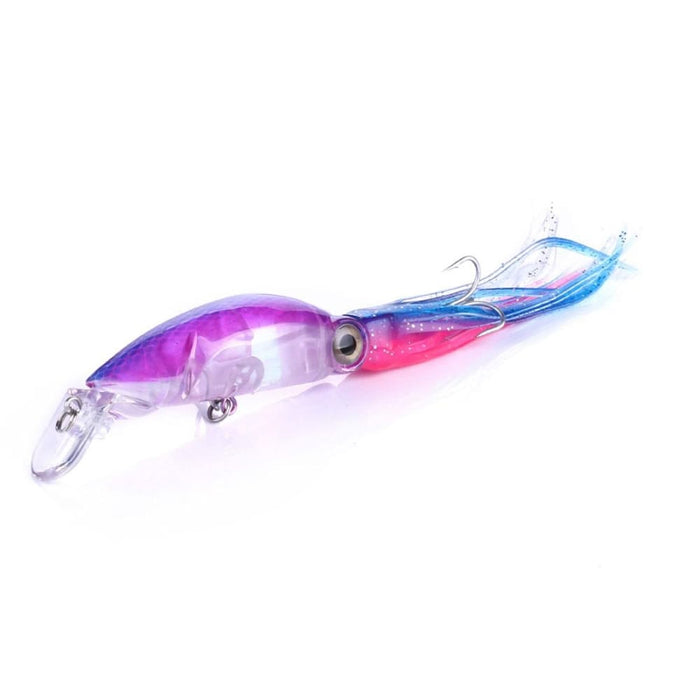 10cm/16.6g Octopus Squid Hard Bait For Sea And Freshwater