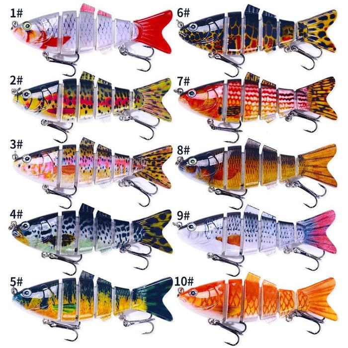 10cm 18g Multi Segment Fish Bionic Lure For Submerged