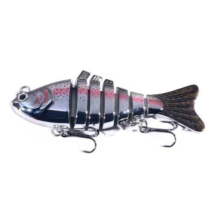 10cm 24g Multi Section Bionic Fish Bait Plastic