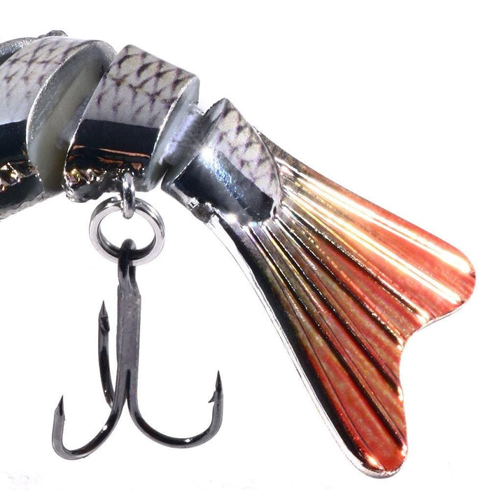 10cm 24g Multi Section Bionic Fish Bait Plastic