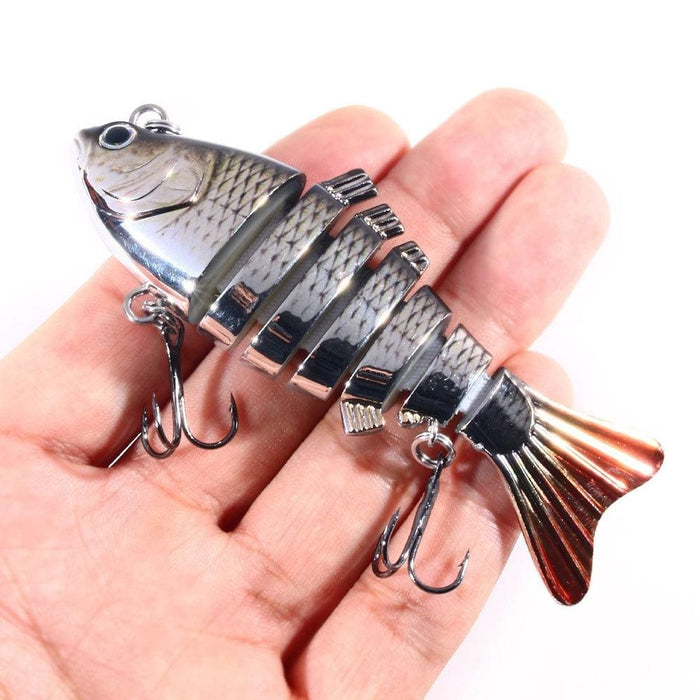 10cm 24g Multi Section Bionic Fish Bait Plastic