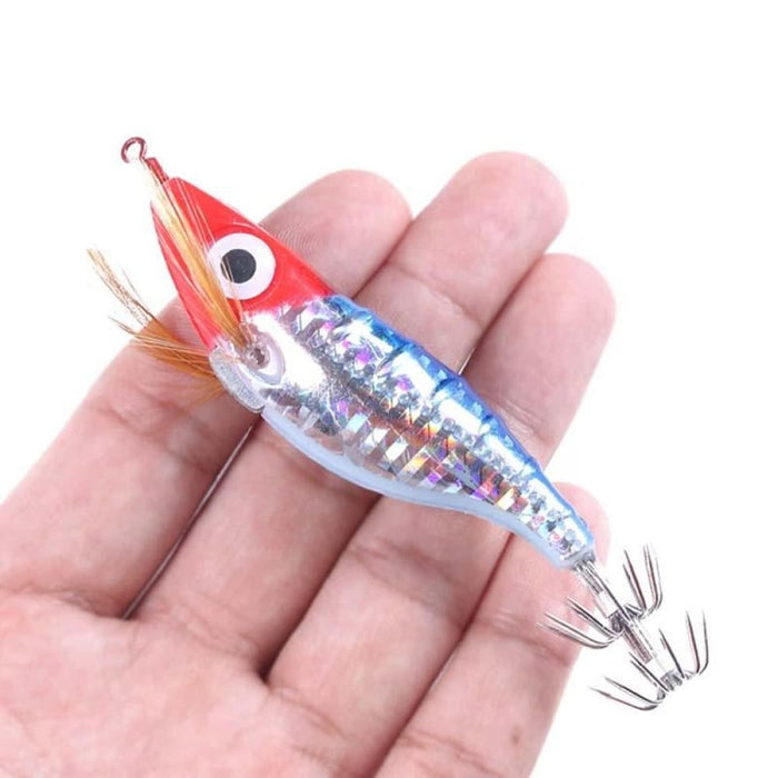 10cm Luminous Shrimp Squid Hook Bionic Bait 9g