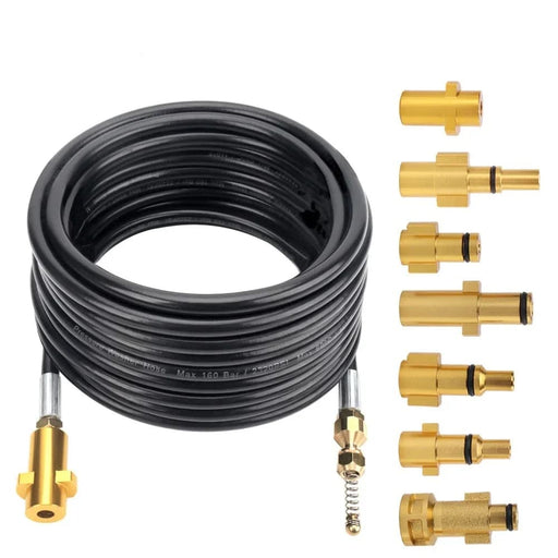 10m High Pressure Sewer Jetting Kit For Pipe Blockages