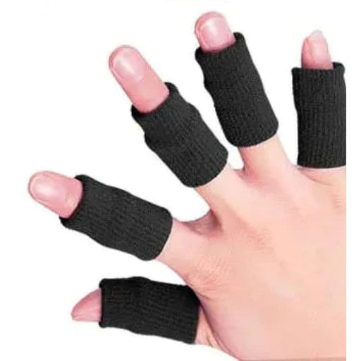 10pcs Elastic Finger Protection Sleeves For Basketball