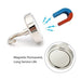 10pcs Metal Magnetic Hooks Heavy Duty Key Coat Hanger