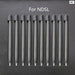 10pcs Metal Telescopic Plastic Touch Screen Stylus Pen