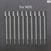 10pcs Metal Telescopic Plastic Touch Screen Stylus Pen