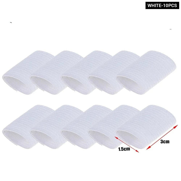 10pcs Soft Comfortable Finger Brace Splint Sleeves For Men