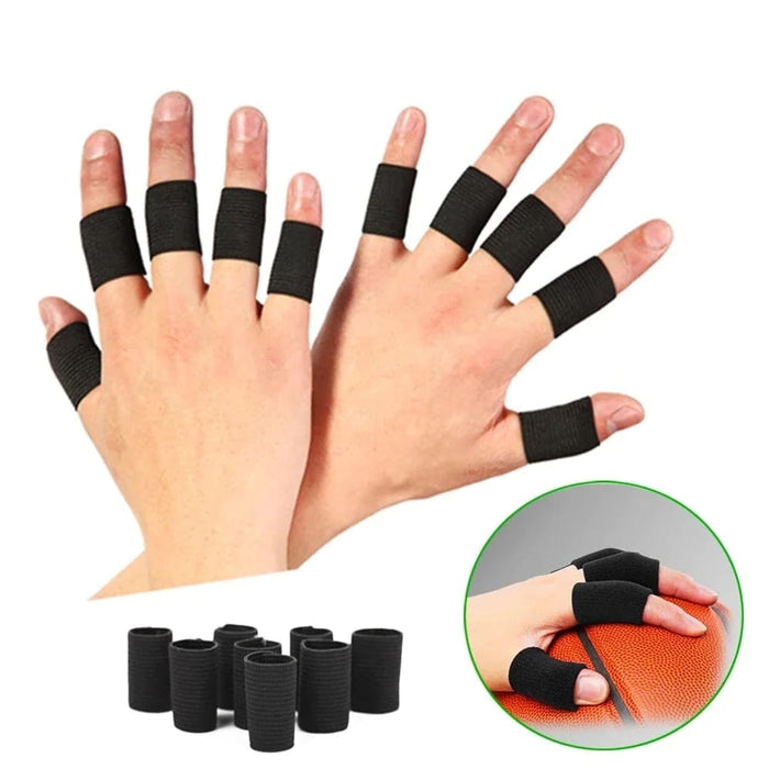 10pcs Soft Comfortable Finger Brace Splint Sleeves For Men