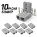 10x Anderson Style Plug Connectors 50amp 6awg 12-24v Dc