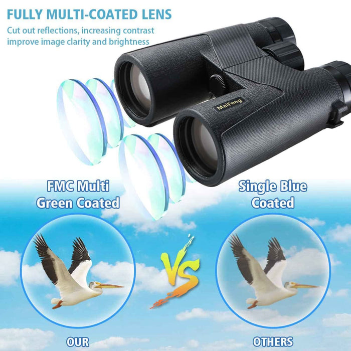 10x42 Night Vision Hd Waterproof Binoculars Telescope