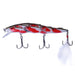 11.5cm 15.7g Crank Lure With Feather Hook For Sea Fishing