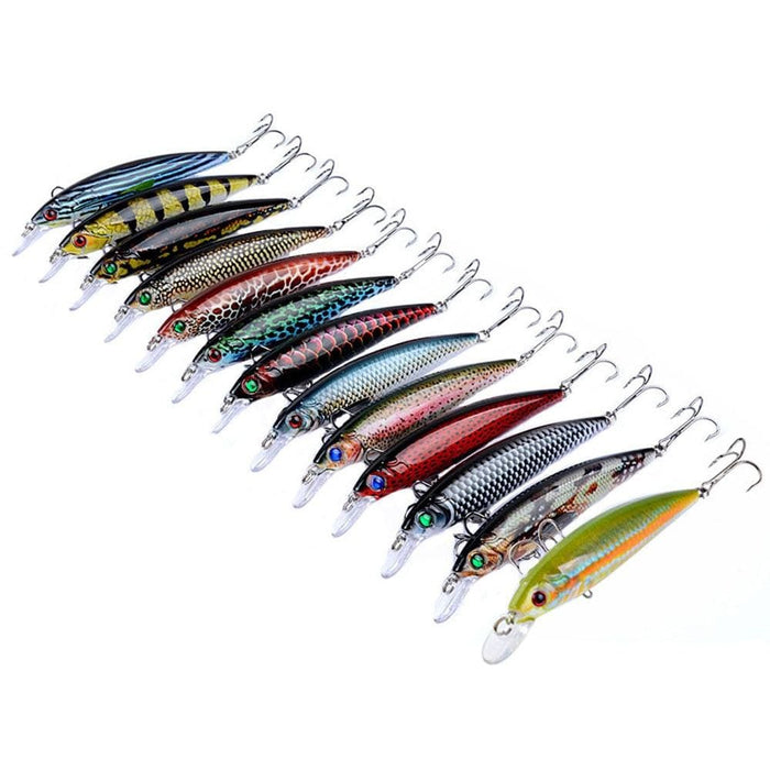 11cm/11.5g Painted Bionic Fishing Bait 12 Colours