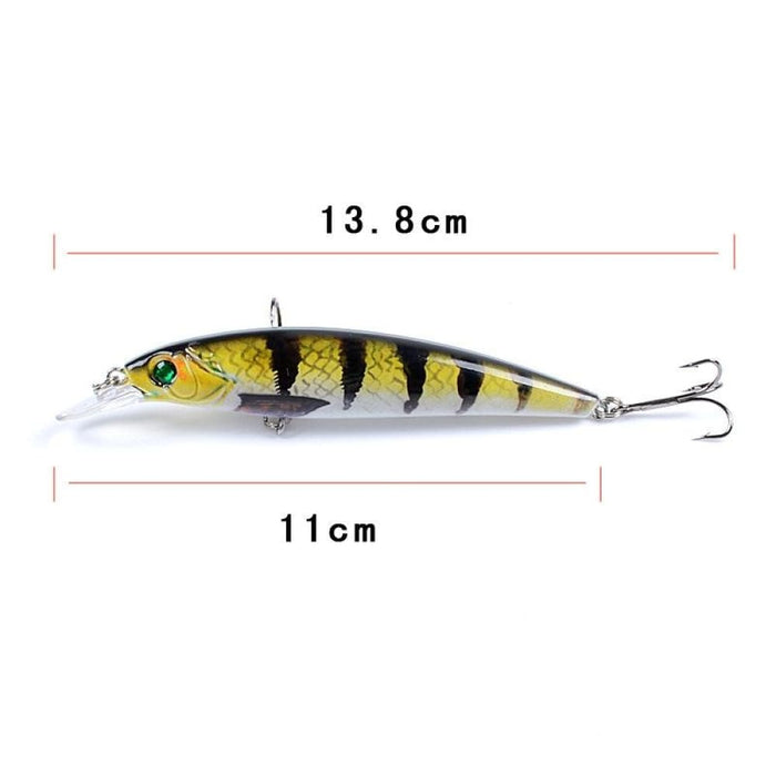 11cm/11.5g Painted Bionic Fishing Bait 12 Colours