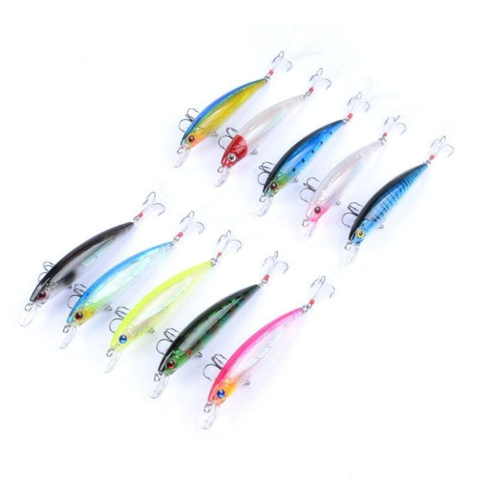 11cm/13.4g Feather Hook Mino Hard Bait For Casting