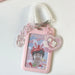 11cm Pink Love Clouds Gradient Card Holder Vertical High