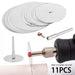 11pcs Set Mini Circular Saw Blade Stainless Steel Cutting