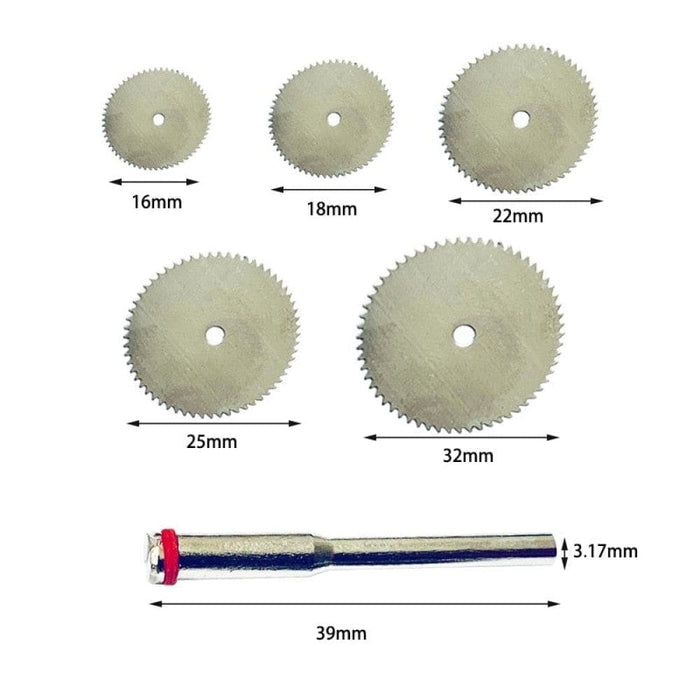 11pcs Set Mini Circular Saw Blade Stainless Steel Cutting