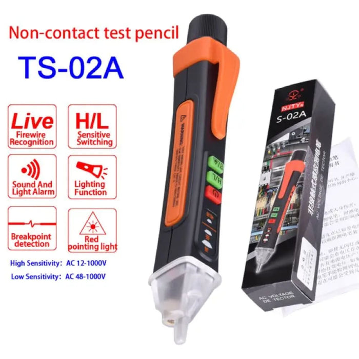 12 1000v Ac Voltage Tester Pen Non Contact Smart Circuit