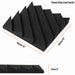 12 24pcs New 12’x12’x2’ Acoustic Soundproof Foam