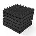 12 24pcs 30x30x5cm Acoustic Soundproof Foam Panel With Tapes