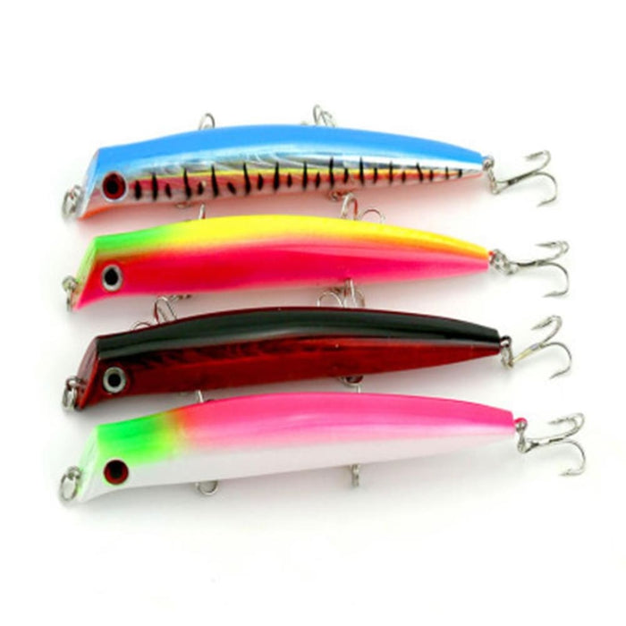 12.6 Cm Popper Bionic Fishing Bait With Hooks