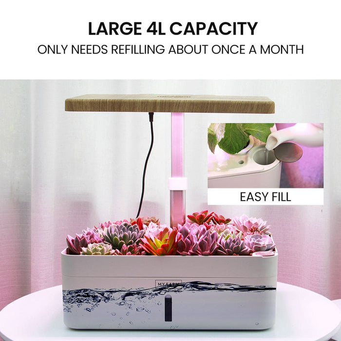 12 Pod Indoor Hydroponic Growing System With Water Level