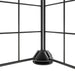 12-panel Pet Cage With Door Black 35x35 Cm Steel Tooabpo