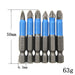 12pc S2 Steel Anti Slip Screwdriver Set Ph1 Ph2 Ph3 Pz1 Pz2