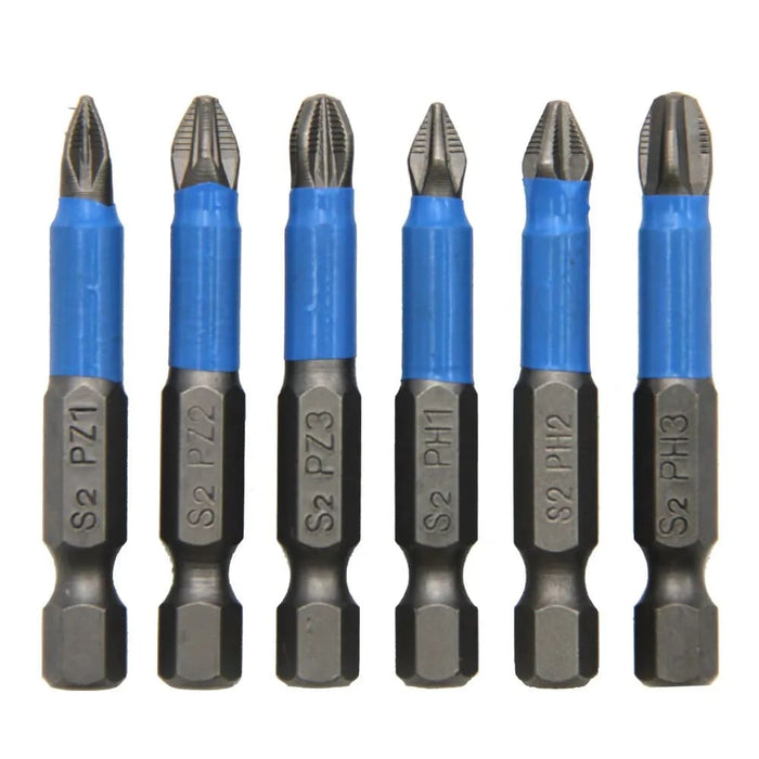 12pc S2 Steel Anti Slip Screwdriver Set Ph1 Ph2 Ph3 Pz1 Pz2