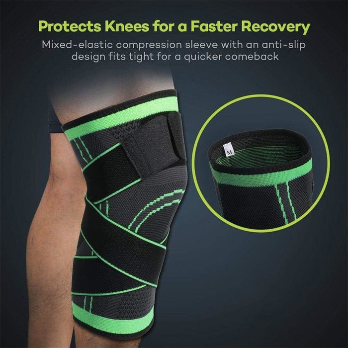 1/2pcs Elastic Sport Knee Brace Pad For Joint Pain