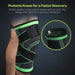 1/2pcs Elastic Sport Knee Brace Pad For Joint Pain