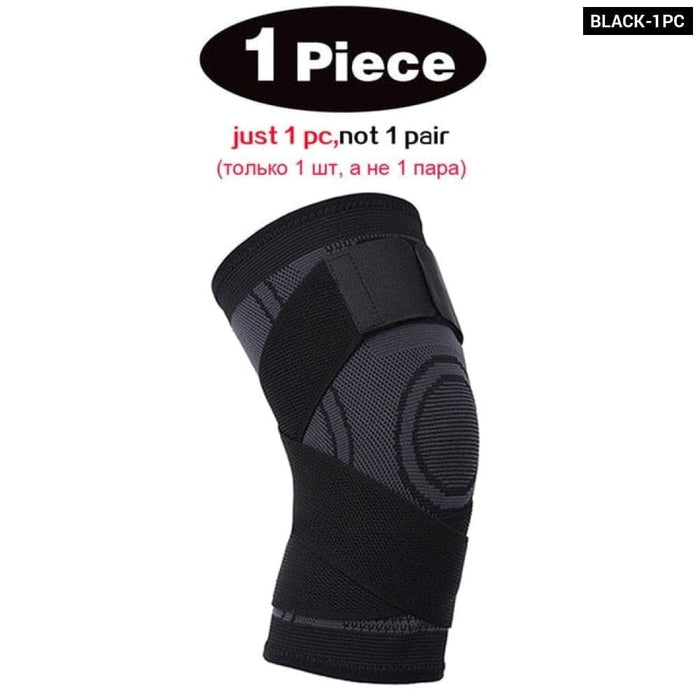 1/2pcs Elastic Sport Knee Brace Pad For Joint Pain