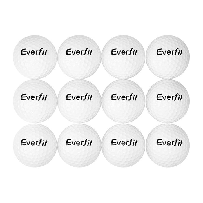 12pcs Golf Ball Set Reusable Distance Balls Practice