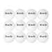 12pcs Golf Ball Set Reusable Distance Balls Practice