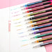 12pcs Metallic Glitter Highlighter Pastel Pens For School