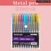 12pcs Metallic Glitter Highlighter Pastel Pens For School