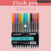 12pcs Metallic Glitter Highlighter Pastel Pens For School