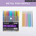 12pcs Metallic Glitter Highlighter Pastel Pens For School