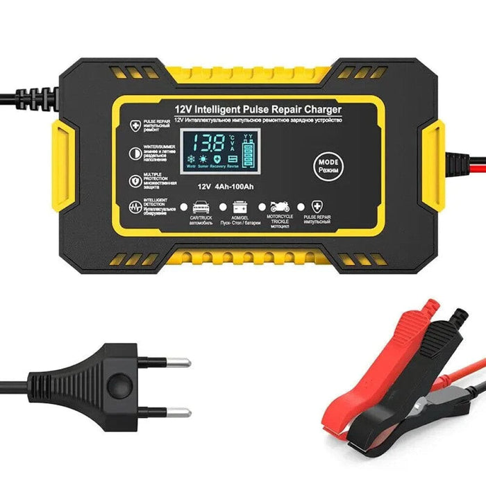 12v 6a Auto Charger With Lcd Display