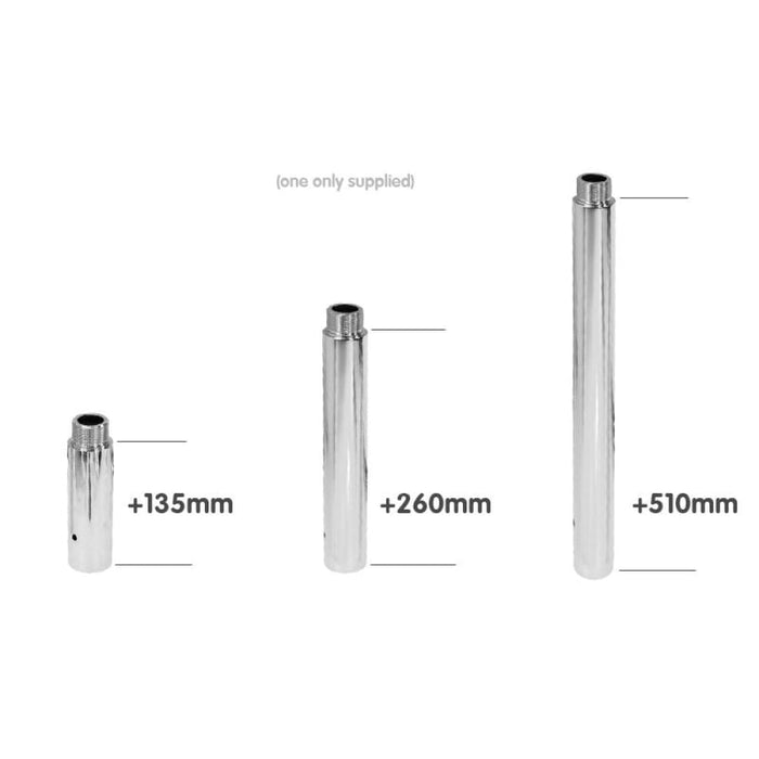 135 Mm Dance Pole Extensions