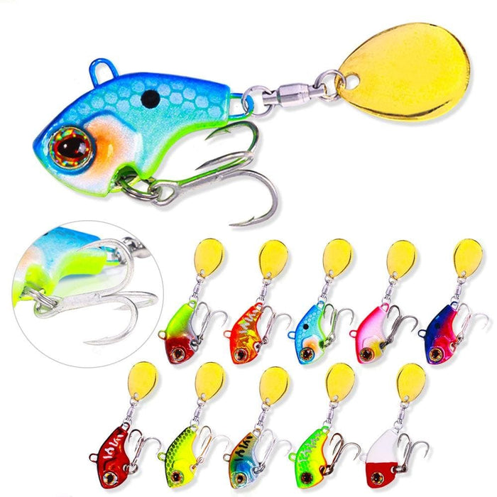 13g Small Whirlwind Sequins Sinking Vib Lure For Water