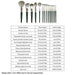 14pcs Fluffy Soft Makeup Brushes Set For Women