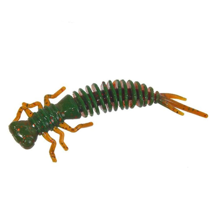 15 Piece 8 Colour Soft Silicone Larvae Bait 100mm Size