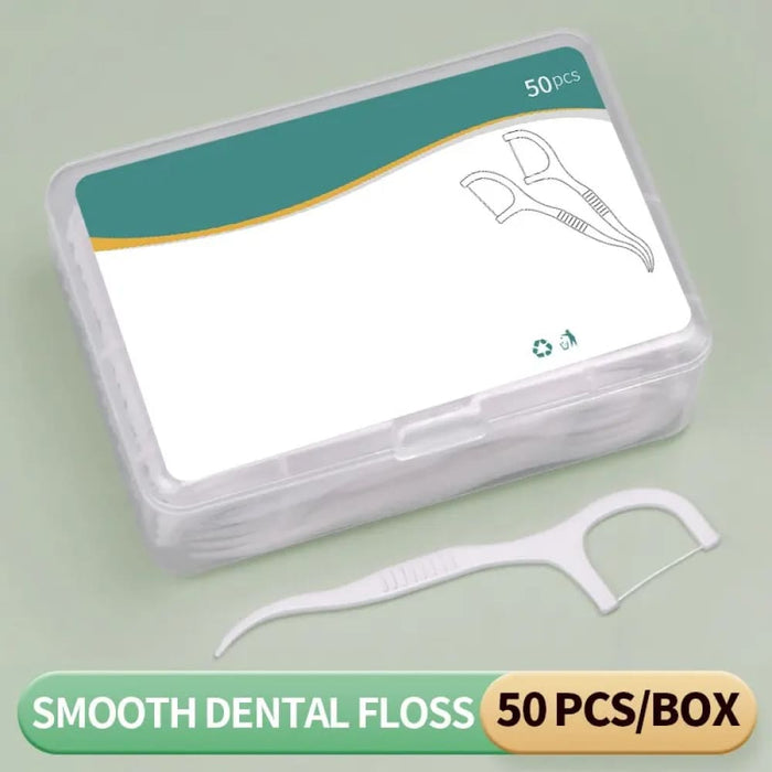 150 Disposable Dental Floss Picks For Oral Care