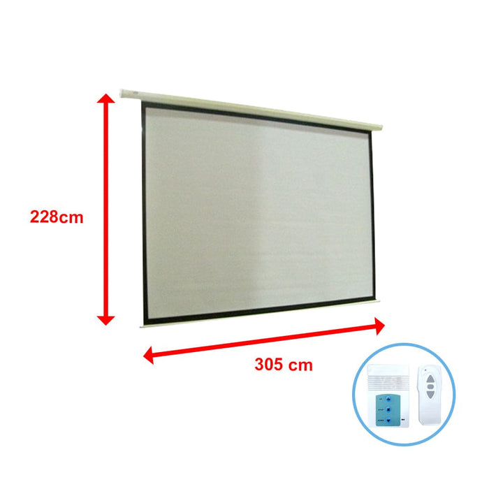 150’ Electric Motorised Projector Screen Tv + remote