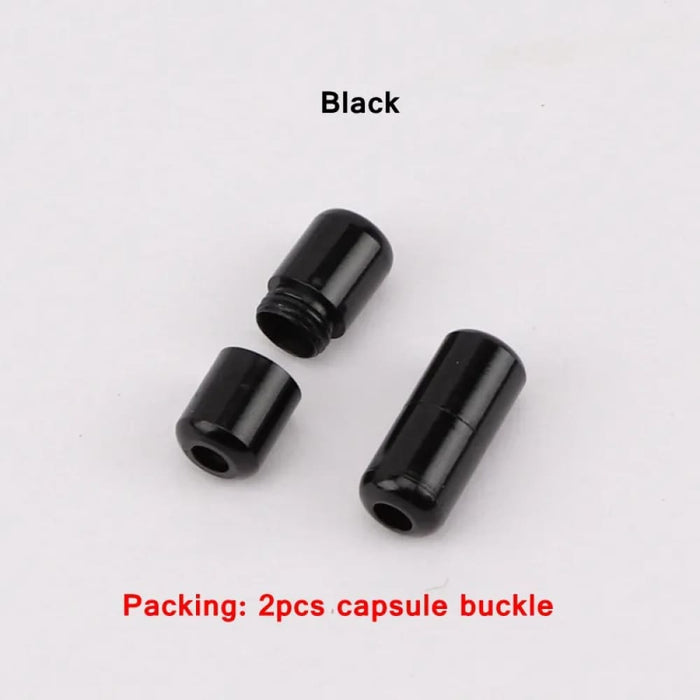 15colour Aluminum Capsules Lock Buckle Shoe Laces