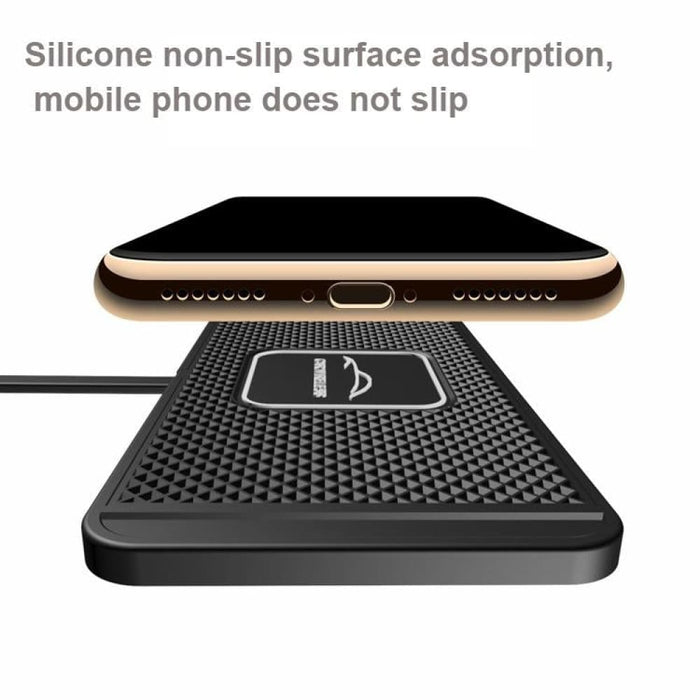 15w Qi Car Wireless Charging Pad 30cm Cable